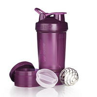 Blender Bottle ProStak款蛋白粉摇摇杯  运动健身水杯带搅拌球 紫色 水杯容量450ml