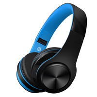 GYSFONE 联想ThinkPad E14 锐龙版笔记本蓝牙耳机有线带麦克风降噪音乐网课耳机 黑蓝色-4D环绕(笔记本平板手机通用)
