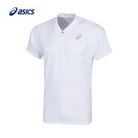 ASICS/亚瑟士 2020秋冬男式网球POLO短袖速干T恤 2041A078-400 白色 XXL