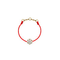 REDLINE红绳女士饰品戒指钻石镶嵌花环精致典雅美丽时尚0.05克拉 黄金 44mm