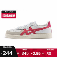 Onitsuka Tiger鬼塚虎板鞋运动鞋休闲鞋女复古小白鞋GSM 1182A076-102 白色/红色 39