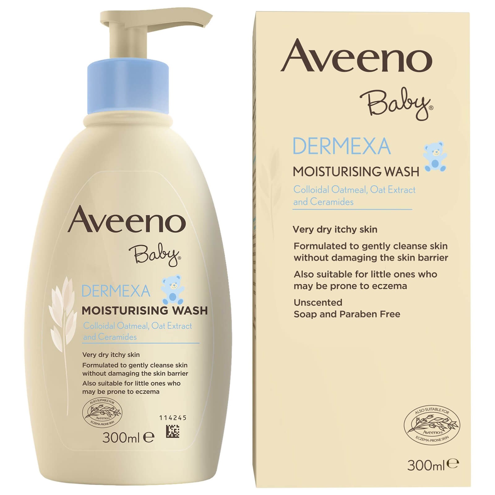 Aveeno 艾维诺  婴儿湿疹保湿沐浴露 300ml *3