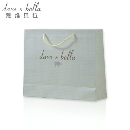 戴维贝拉 DAVE＆BELLA）礼袋 精美礼品袋 手提袋 配礼袋子送礼袋 不议价 浅绿 小尺寸