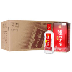 泸州老窖头曲酒 52度 165ml*18瓶浓香型 白酒礼盒装