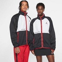 耐克Nike Jordan 夹克男士保暖抓绒衣外套CU1492 Blk/Wht/Gym Red XL