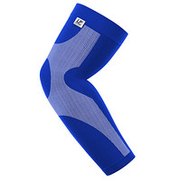 LP 护肘加长透气全臂套篮球羽毛球运动护臂套251Z 蓝色单只 S