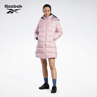 Reebok锐步 运动经典W CORE MID DOWN女子羽绒夹克 GH7842_粉色/灰色 A/XS