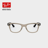 Ray-Ban 雷朋 RayBan雷朋2020新品光学镜架时尚方形镜框男女近视镜架0RX4640VF 8059棕色镜框 尺寸52