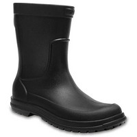 CROCS卡骆驰男鞋雨靴中筒204862 Black/Black 7