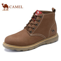 骆驼（CAMEL） 马丁靴高帮时尚工装靴厚底防滑靴子男 A842329864 暗棕 41