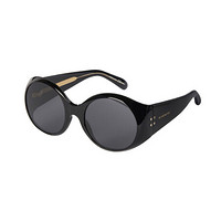 GIVENCHY纪梵希女士太阳眼镜圆框眼镜标志性金色4G方形图案时尚气质 黑框