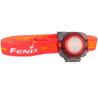 FENIX头灯强光远射头戴式电筒徒步慢跑骑行信号灯跑步手臂带HL05红色8流明 红色