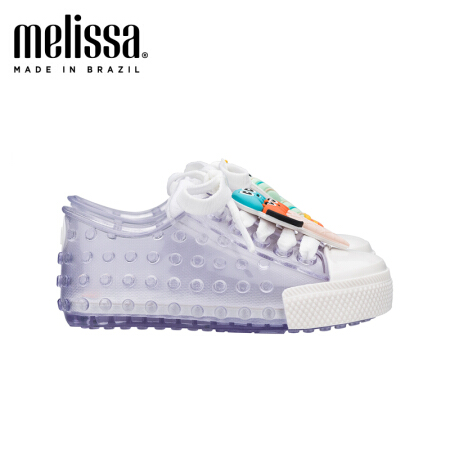 mini melissa梅丽莎2020春夏新品mini小童凉鞋32744 透明色/白色 内长16.5cm