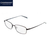 CHARMANT夏蒙 眼镜框男款全框β钛眼镜架近视配镜光学镜架CH10337 BK 55mm黑色