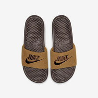 耐克Nike男士拖鞋一字型凉拖沙滩鞋CK0644 Brown/Wheat/Brown 10