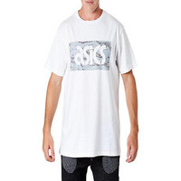 ASICS亚瑟士男士纯棉圆领短袖T恤A16058 White/Grey L