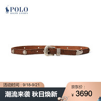 Ralph Lauren/拉夫劳伦女配 2020年秋季Western腰带50922 201-棕色 M