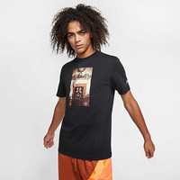 耐克Nike Jordan T恤男士纯棉印花短袖圆领上衣CI1327 Blk 2XL