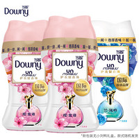 当妮 Downy 护衣留香珠 洗衣香水 樱花140gx2＋罗兰140g 持久留香（)