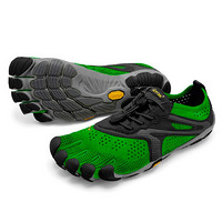 Vibram公路跑步五指鞋男 夏季户外晨跑健身运动鞋透气耐磨跑步鞋 V-RUN 绿色 40