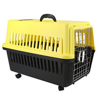 捣蛋鬼 猫包宠物航空箱 猫笼便携外出宠物背包猫狗登机箱 60cm长 黄色 均码