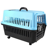 捣蛋鬼 猫包宠物航空箱 猫笼便携外出宠物背包猫狗登机箱 60cm长 蓝色 均码