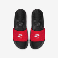 耐克Nike拖鞋男士一字型凉拖Air Max凉鞋BQ4626 Black/Red/Red/White 10