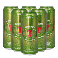 替牌（Tennent）IPA啤酒 英国进口T牌精酿啤酒 组合装500ml*6听装