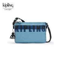 Kipling 男斜挎包女轻便时尚单肩包手提包KI5064蓝黑撞色拼接