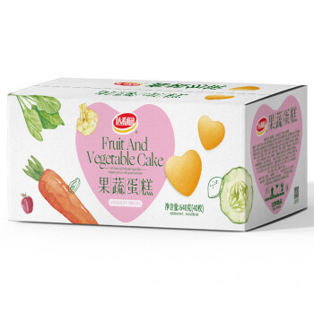 达利园 果蔬蛋糕 640g *2件
