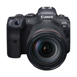 canon佳能eosr6全画幅微单相机黑色lensrf24105mmf14isstm变焦镜头单