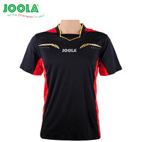 JOOLA 优拉尤拉 乒乓球服男女 乒乓球运动服衣服上衣 696伯爵 黑红3XL