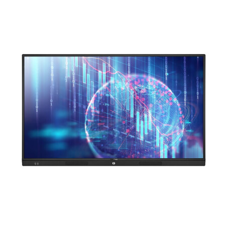 Lenovo 联想 thinkplus 会议平板65英寸 视频会议教学电视电子白板一体机触屏 SE65+软件无线传屏+移动支架