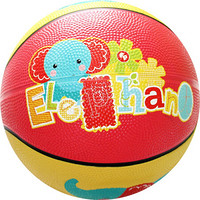 费雪(Fisher-Price)儿童玩具球17cm 卡通小皮球拍拍球幼儿园篮球礼物女男孩大象黄色F0515-3