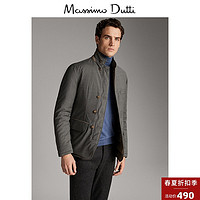 春夏折扣 Massimo Dutti男装 双面穿羊毛/科技面料西装外套 03403221802