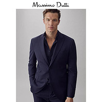 春夏折扣 Massimo Dutti男装 TRAVE SUIT 修身羊毛男士正装西装外套 02009309401