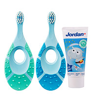 挪威Jordan婴幼儿童宝宝 软毛牙刷0-1-2-3-5-9+岁训练护齿乳牙牙刷