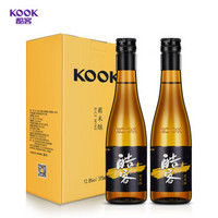 酷客KOOK 葡米酿 苏派特型黄酒 半干型黄酒 12.8度375ml *2瓶装