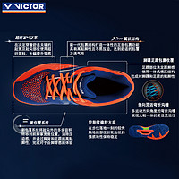 正品VICTO/威克多勝利羽毛球鞋男女運動鞋A960防滑耐磨高端明星款