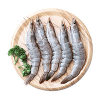 我爱渔海鲜水产国产生冻白虾600g火锅烧烤食材超大青岛大虾基围虾 *4件