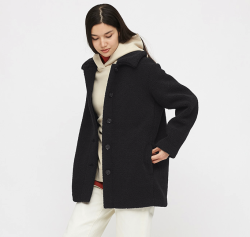 女装短外套_uniqlo 优衣库 431314 仿羊羔绒短外套钱