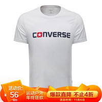 CONVERSE 匡威 男子 图案T恤 短袖 10001970-A01 2XL码