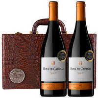 西班牙原瓶进口 荷雅卡蒂娜斯 陈酿西拉干红葡萄酒750ml*2 棕色精品礼盒装 （新老包装随机发货） *2件 +凑单品