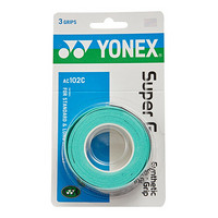 YONEX 尤尼克斯 羽毛球手膠運動吸汗帶握把膠AC-102C-003綠色三條裝