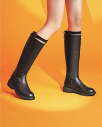 senda森达v8sz1921du1dg9女士过膝高筒靴