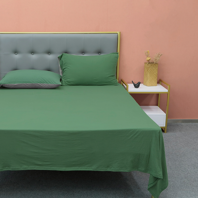 天然新疆棉针织纯色床单