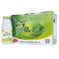 食为天 万岁泉 无糖型 野生银花露 340ml*8瓶 金银花露饮料 清爽饮品 四季清火宝 整箱