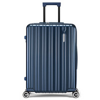 美旅 箱包升级款商务行李箱顺滑飞机轮拉杆箱 79B深蓝色24英寸