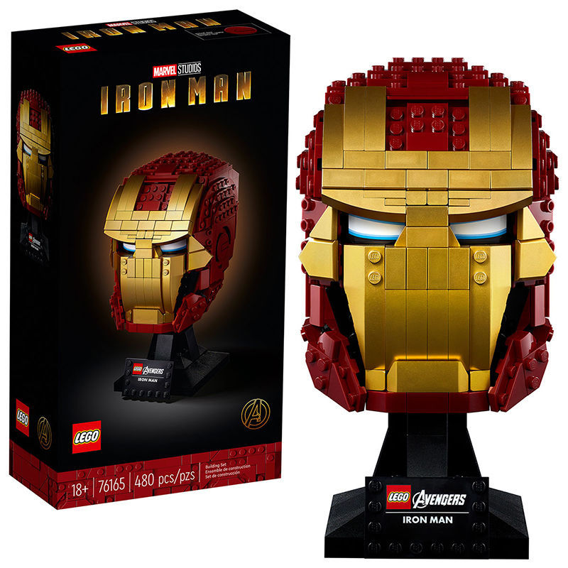 lego 乐高 超级英雄系列 76165 钢铁侠头盔