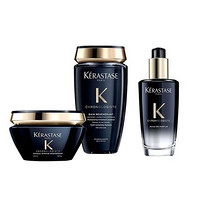 KÉRASTASE 卡诗 黑钻钥源三件套（洗发水250ml+发膜200ml+精油100ml）